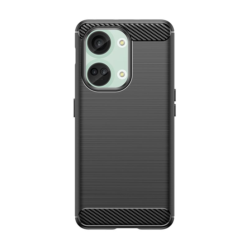 Tagakaaned Hurtel - Carbon Case silicone case for OnePlus Ace 2V/OnePlus Nord 3 - black