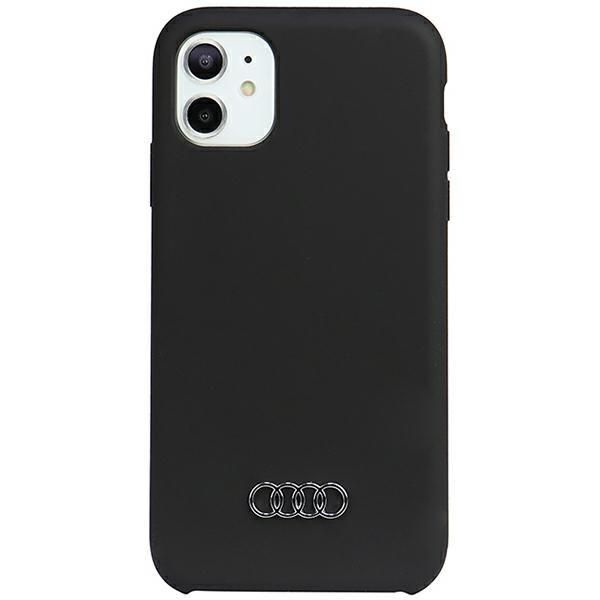 Tagakaaned Audi Audi Silicone Case iPhone 12/12 Pro 6.1" black/black hardcase AU-LSRIP12P-Q3/D1-BK