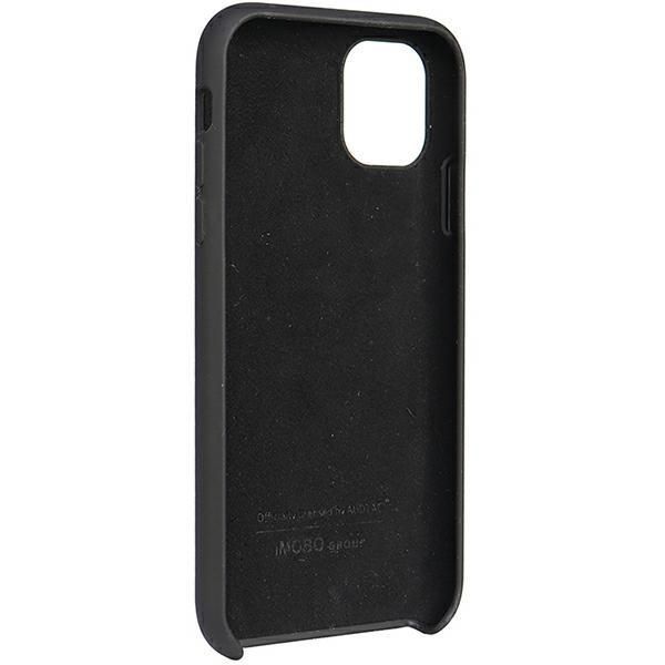 Tagakaaned Audi Audi Silicone Case iPhone 12/12 Pro 6.1" black/black hardcase AU-LSRIP12P-Q3/D1-BK