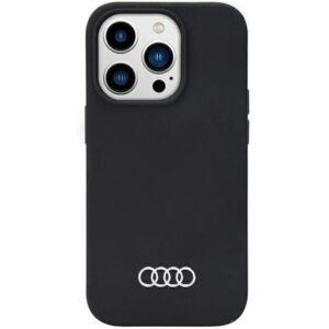 Nugarėlės dėklai Audi  Audi Silicone Case iPhone 14 Pro 6.1" black/black hardcase AU-LSRIP14P-Q3/D1-BK