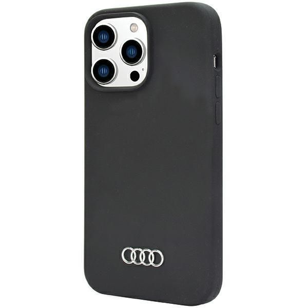 Tagakaaned Audi Audi Silicone Case iPhone 14 Pro Max 6.7" black/black hardcase AU-LSRIP14PM-Q3/D1-BK