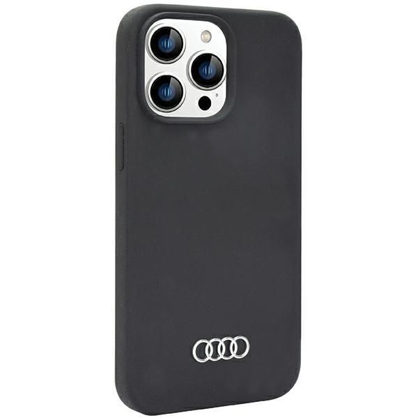 Tagakaaned Audi Audi Silicone Case iPhone 14 Pro Max 6.7" black/black hardcase AU-LSRIP14PM-Q3/D1-BK