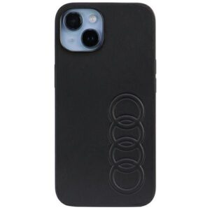 Nugarėlės dėklai Audi  Audi Synthetic Leather iPhone 14 6.1" black/black hardcase AU-TPUPPCIP14-TT/D1-BK