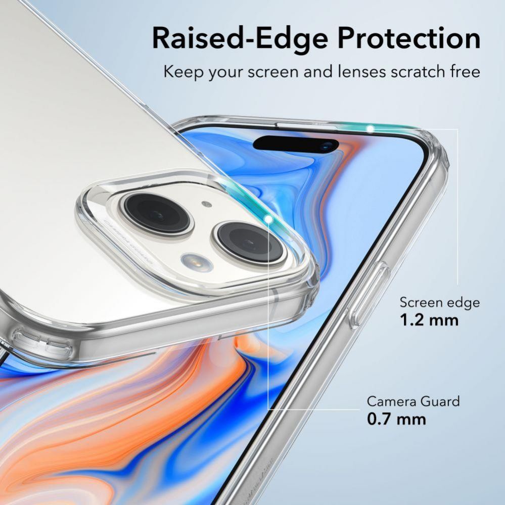 Чехол на заднюю панель ESR ESR Project Zero iPhone 15 Case - Clear
