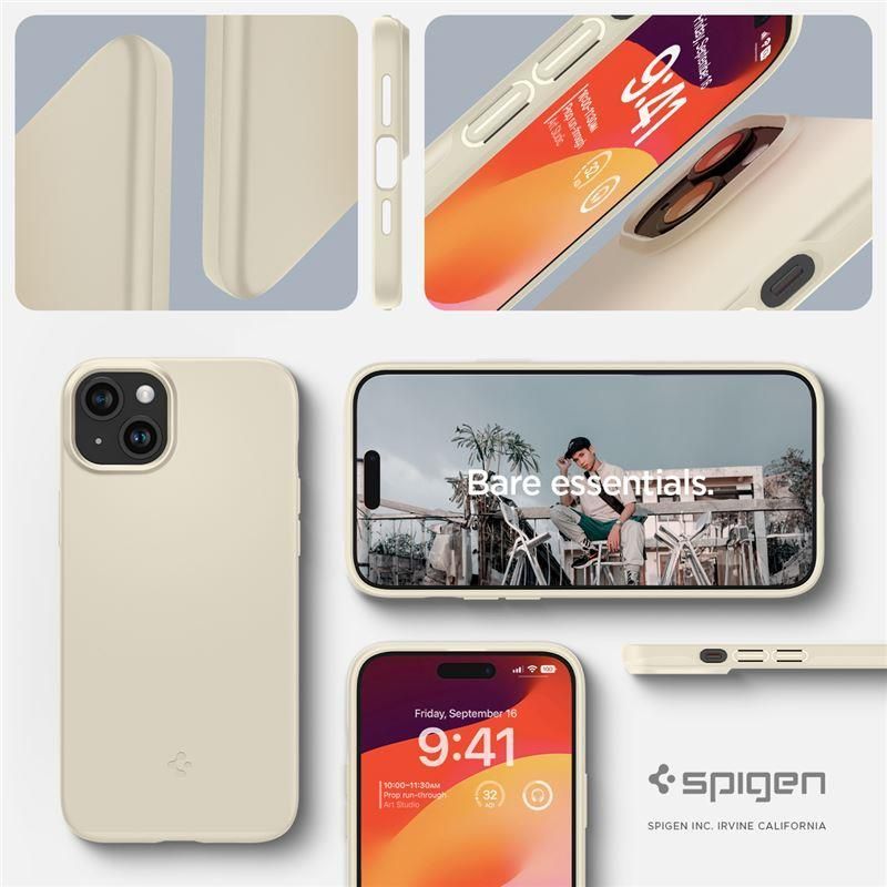 Back panel cover Spigen Beige