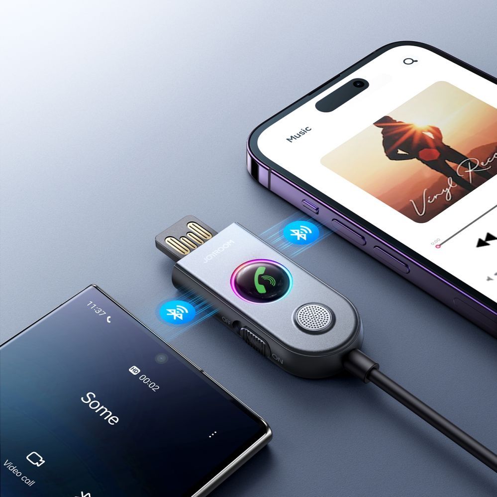 Auto holder Joyroom Joyroom JR-CB6 wireless car receiver - gray