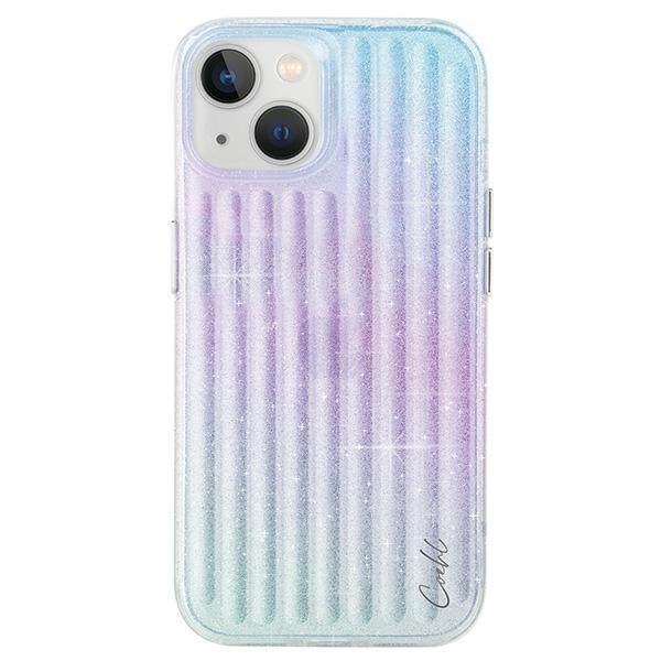 Back panel cover UNIQ Uniq Coehl Linear case for iPhone 15 - pink and blue