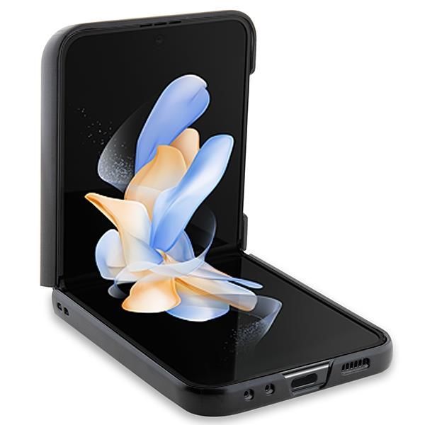 Tagakaaned BMW BMW Leather Carbon case for Samsung Galaxy Z Flip 5 - black