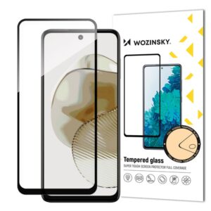 Apsauginiai stiklai Wozinsky  Wozinsky Full Glue Tempered Glass for Motorola Moto G73 
