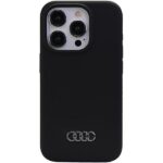 Nugarėlės dėklai Audi  Audi Silicone Case for iPhone 15 Pro Max - black