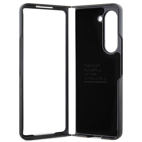 Tagakaaned BMW BMW Leather Carbon case for Samsung Galaxy Z Fold 5 - black