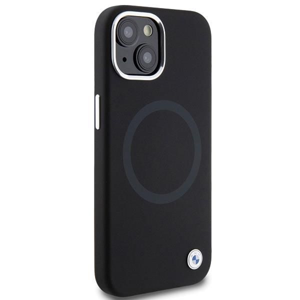 Tagakaaned BMW BMW Signature Liquid Silicone MagSafe case for iPhone 15 Plus - black