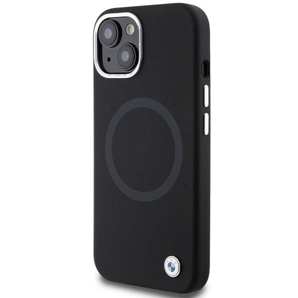 Tagakaaned BMW BMW Signature Liquid Silicone MagSafe case for iPhone 15 Plus - black