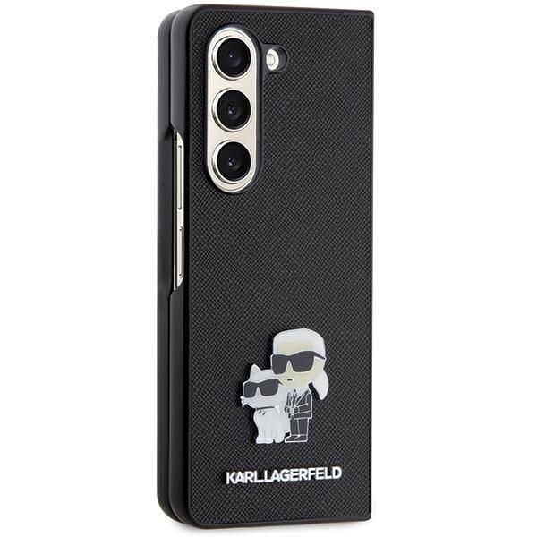 Tagakaaned Karl Lagerfeld Karl Lagerfeld Saffiano Karl&Choupette Pin case for Samsung Galaxy Z Fold 5 - black