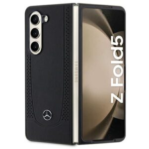 Aizmugurējais vāciņš Mercedes-Benz  Mercedes Leather Urban case for Samsung Galaxy Z Fold 5 - black 