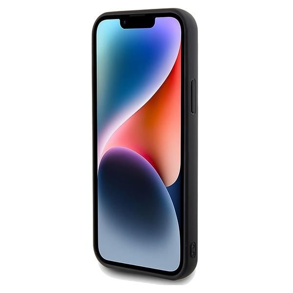 Nugarėlės dėklai Guess Guess Sequin Script Metal case for iPhone 12/12 Pro - black