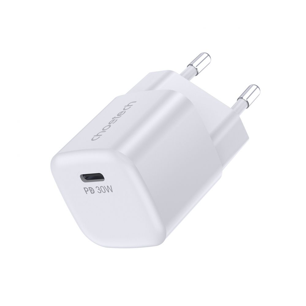 Adaptrid Choetech Choetech PD5007 USB-C PD 30W GaN wall charger - white