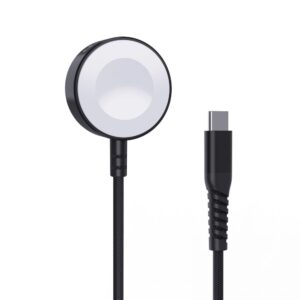 Adapter Choetech  Choetech T319 MFI 5W wireless charger for Apple Watch + USB-C cable - black 