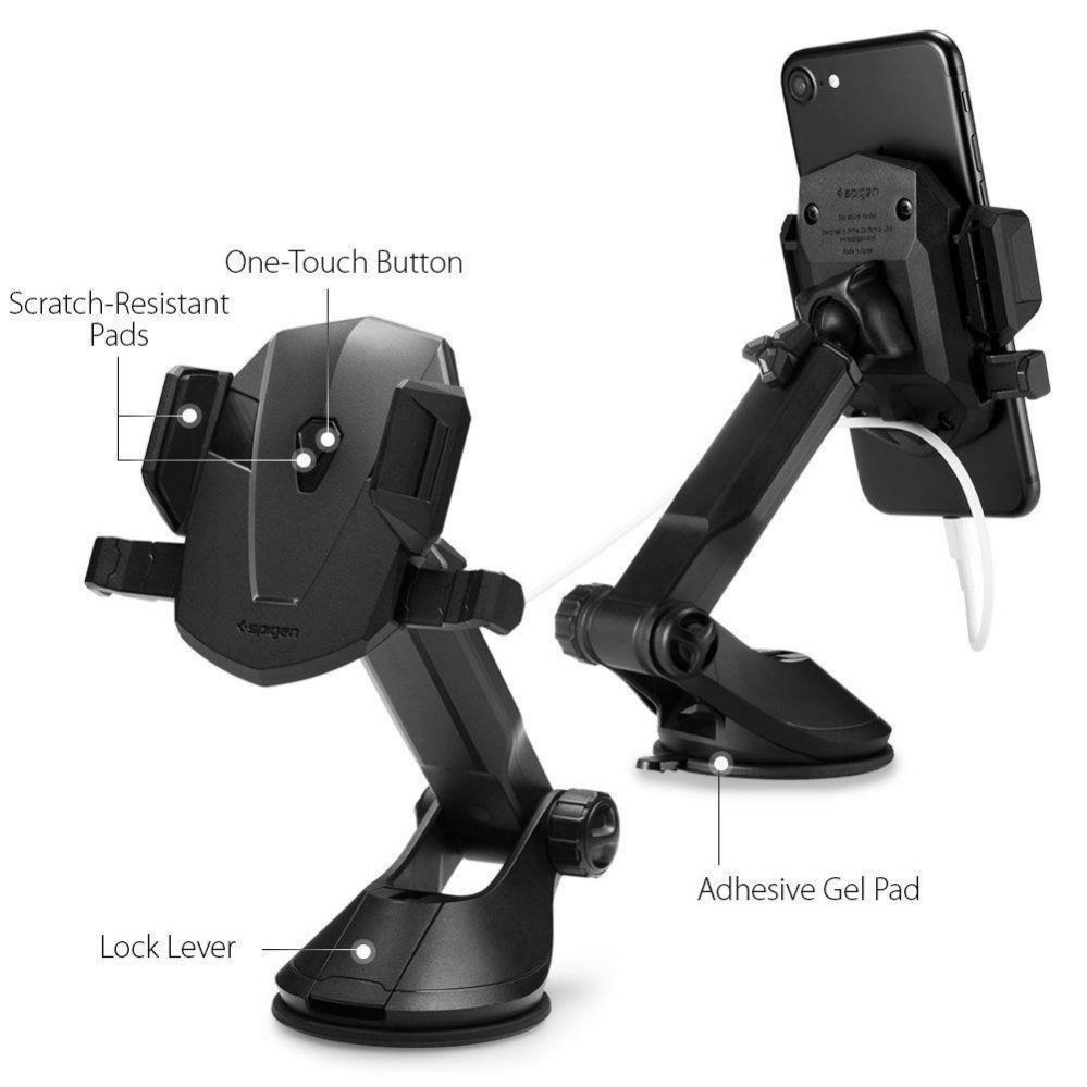 Tagakaaned Spigen Spigen TS35 Car Cockpit Phone Holder - Black