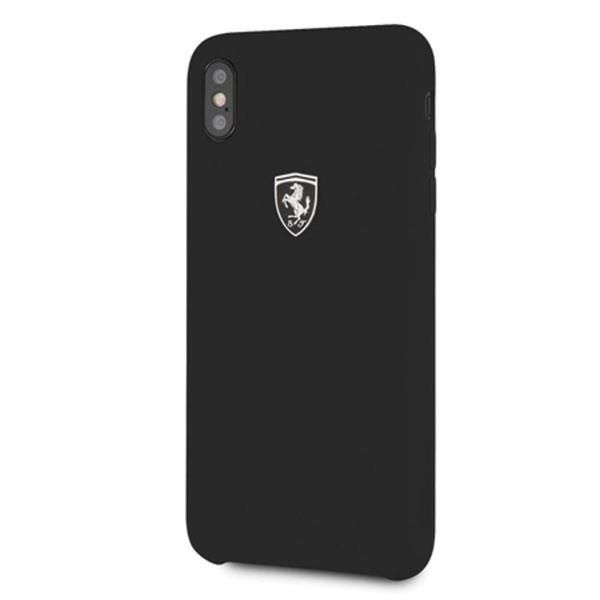Tagakaaned Ferrari Ferrari Hardcase FEOSIHCI65BK iPhone Xs Max black/black Silicone Off track