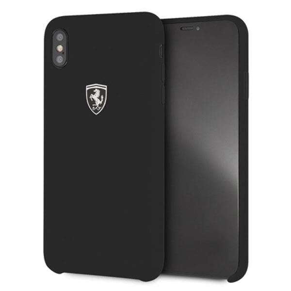 Tagakaaned Ferrari Ferrari Hardcase FEOSIHCI65BK iPhone Xs Max black/black Silicone Off track