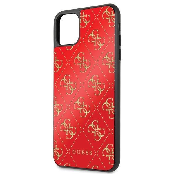 Back panel cover Guess Guess GUHCN654GGPRE iPhone 11 Pro Max red/red hard case 4G Double Layer Glitter