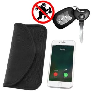 Other Hurtel  Anti-theft Case for Car Keys Phone Radio Blocking Faraday Box Faraday Cage 20cm x 11cm Black 