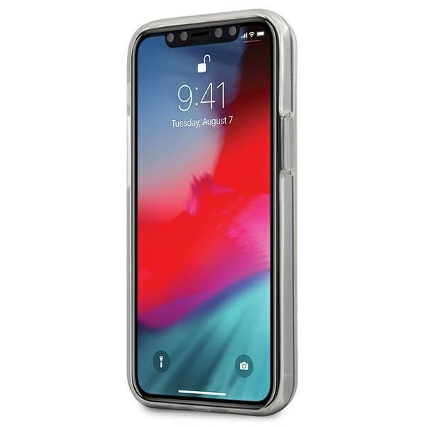 Back panel cover Guess Guess GUHCP12SPCUCTLBK iPhone 12 mini 5.4" black/black hardcase Triangle Collection