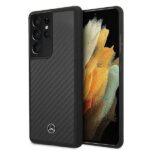 Back panel cover Mercedes-Benz  Mercedes Dynamic Line Case for Samsung Galaxy S21 Ultra - Black 