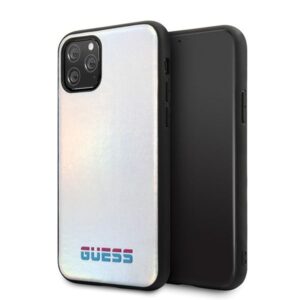 Nugarėlės dėklai Guess  Guess GUHCN58BLD iPhone 11 Pro silver/silver hard case Iridescent