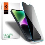 Apsauginiai stiklai Spigen  Spigen Glas.tR Slim Privacy Tempered Glass for iPhone 13 / 13 Pro / 14 / 16e 