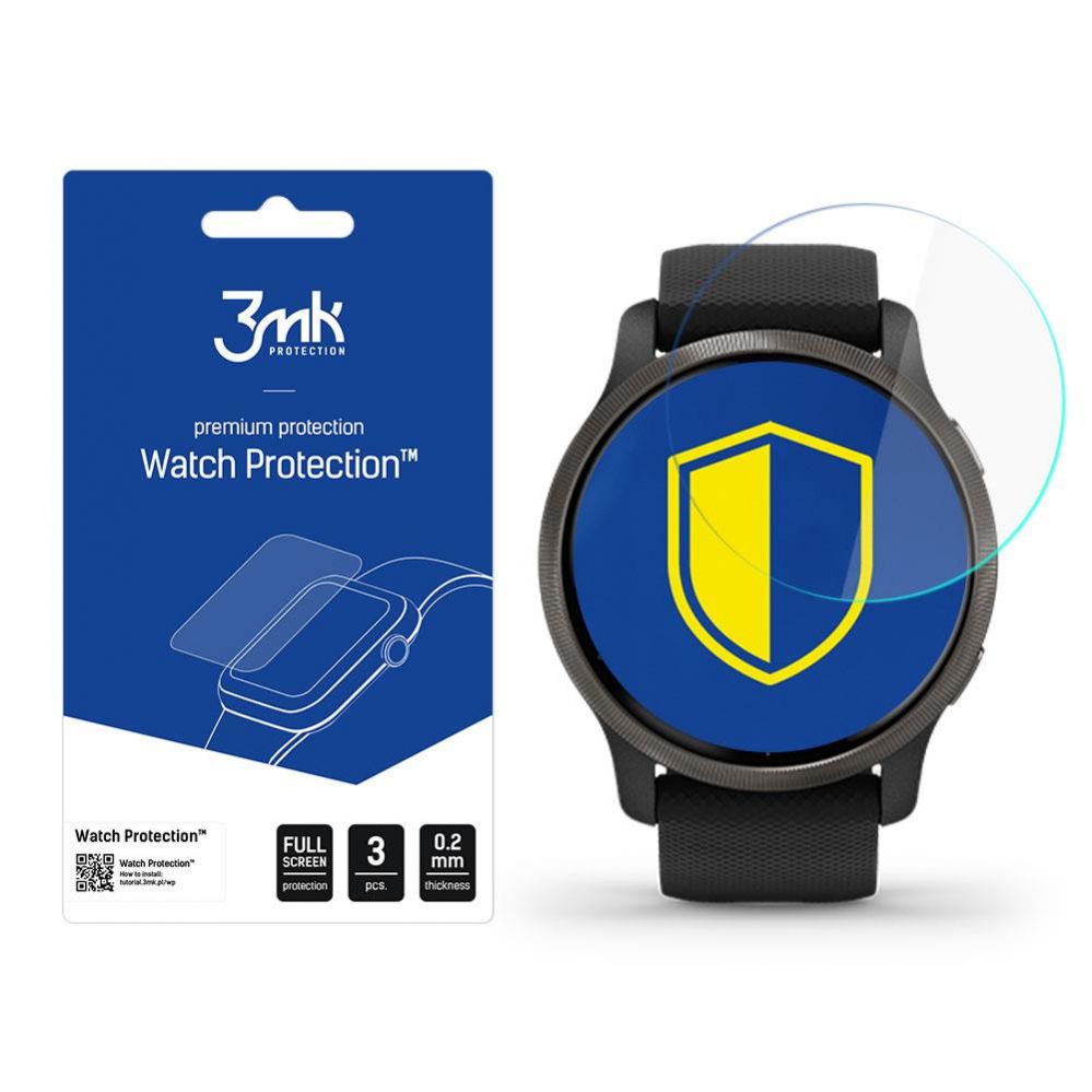 Aizsargstikls 3MK Garmin Venu 2 Plus - 3mk Watch Protection v. ARC+