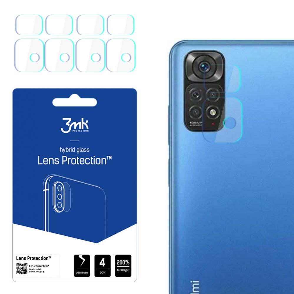 Aizsargstikls 3MK 3MK Lens Protect Xiaomi Redmi Note 11s 4G Camera lens protection 4 pcs
