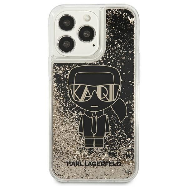 Tagakaaned Karl Lagerfeld Karl Lagerfeld KLHCP13XLGGKBK iPhone 13 Pro Max 6,7" czarny/black hardcase Liquid Glitter Gatsby
