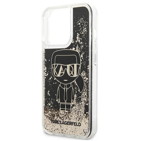 Tagakaaned Karl Lagerfeld Karl Lagerfeld KLHCP13XLGGKBK iPhone 13 Pro Max 6,7" czarny/black hardcase Liquid Glitter Gatsby