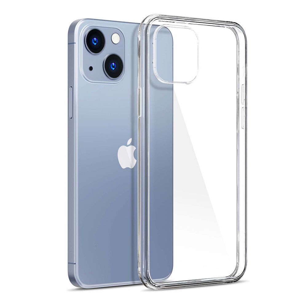 Back panel cover 3MK Case for iPhone 14 silicone from the 3mk Clear Case series - transparent