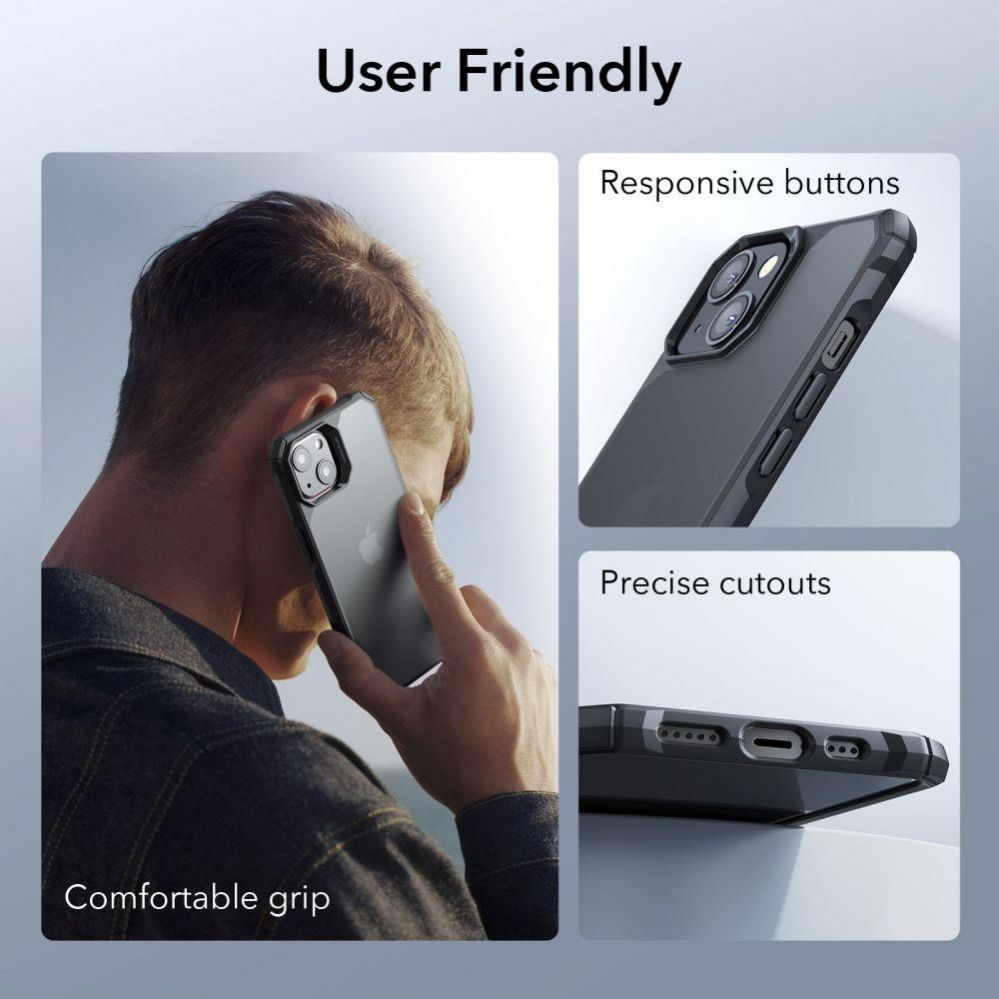 Back panel cover ESR Black || Semi-transparent