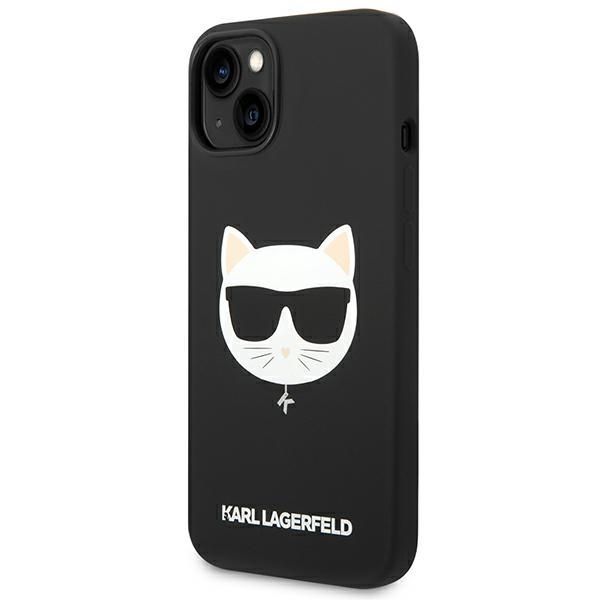 Tagakaaned Karl Lagerfeld Karl Lagerfeld KLHMP14MSLCHBK iPhone 14 Plus 6.7 "hardcase black / black Silicone Choupette Head Magsafe