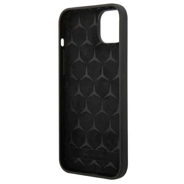 Back panel cover Mercedes-Benz Mercedes Silicone Line case for iPhone 14 Plus - black