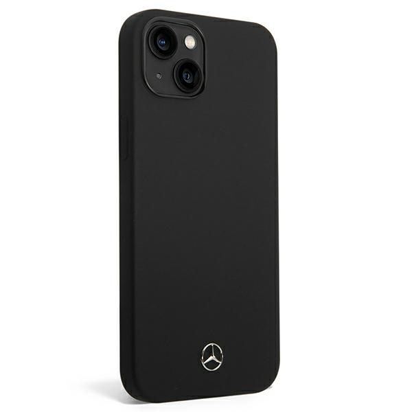 Back panel cover Mercedes-Benz Mercedes Silicone Line MagSafe case for iPhone 14 Plus - black