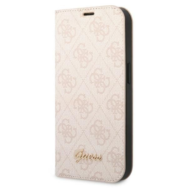 Tagakaaned Guess Guess GUBKP14XHG4SHP iPhone 14 Pro Max 6.7 "pink / pink book 4G Vintage Gold Logo