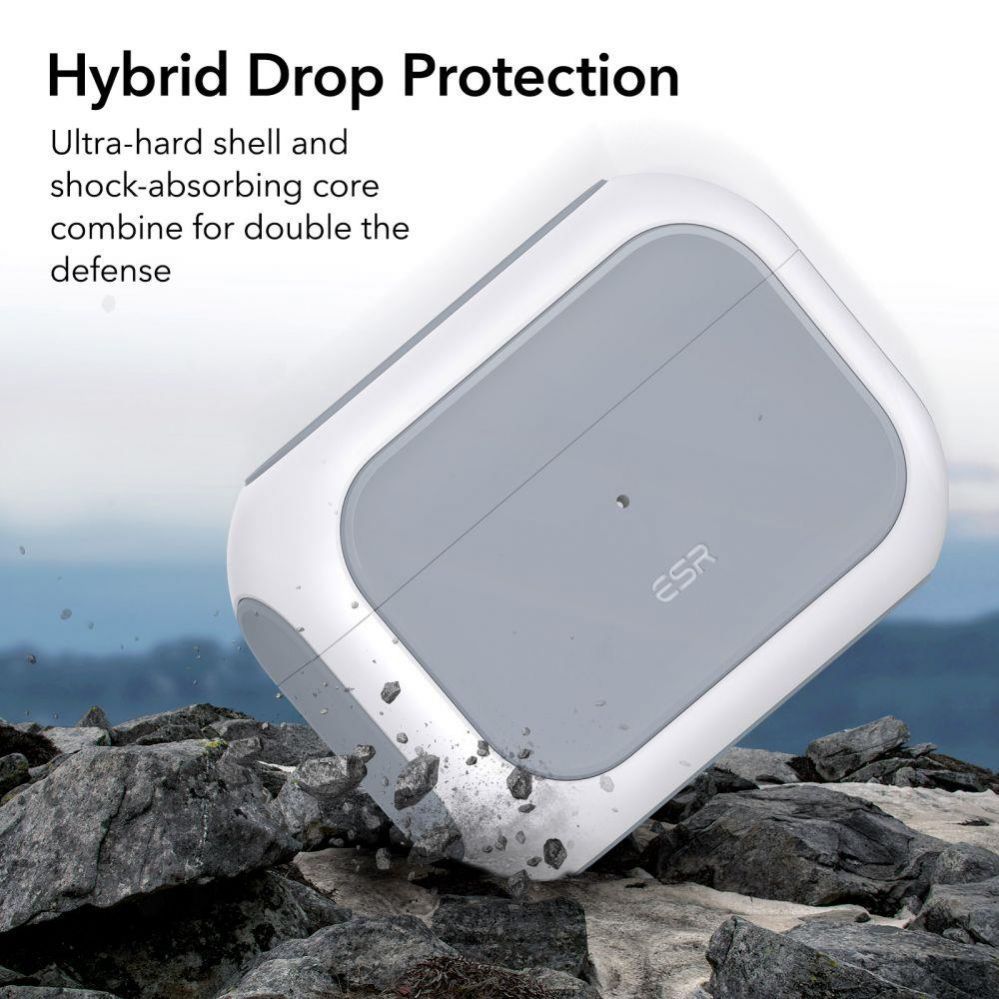 Tagakaaned ESR ESR Orbit Halolock with MagSafe for Apple AirPods Pro 1 / 2 - White