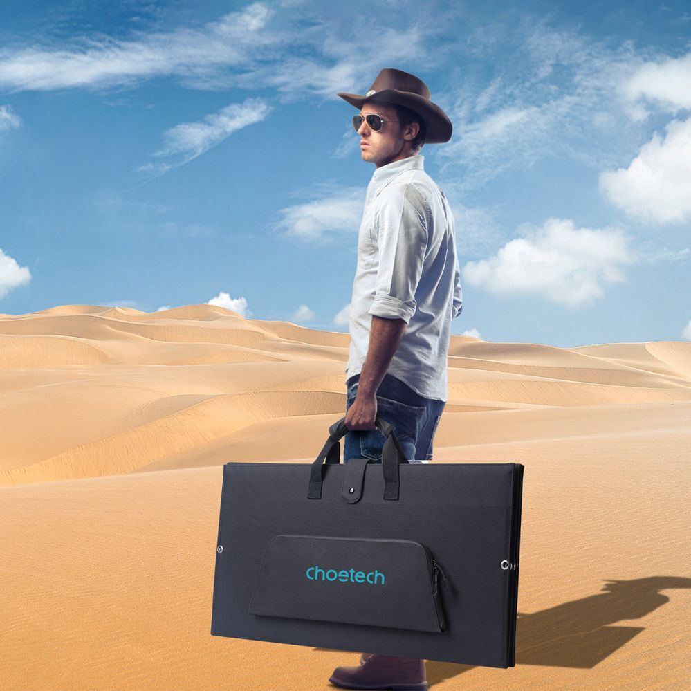 Adaptrid Choetech Choetech SC010 solar tourist charger, foldable, 160W - black