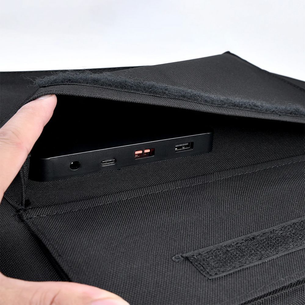 Adaptrid Choetech Choetech SC009-V2 solar foldable charger 100W USB-C / 2x USB-A PD QC - black