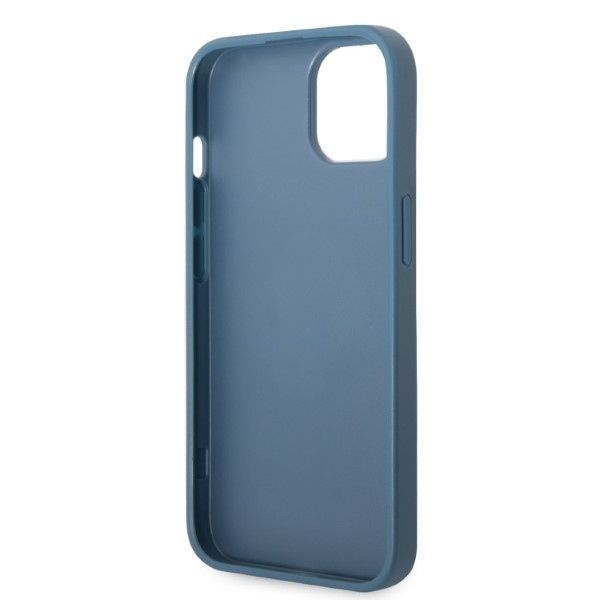 Tagakaaned Guess Guess GUHCP13SP4TPB iPhone 13 mini 5.4" blue/blue hardcase 4G Triangle Logo Cardslot