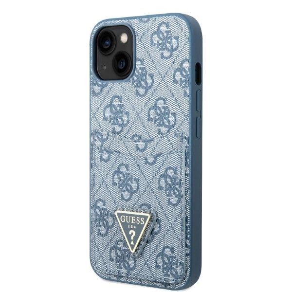 Tagakaaned Guess Guess GUHCP13SP4TPB iPhone 13 mini 5.4" blue/blue hardcase 4G Triangle Logo Cardslot
