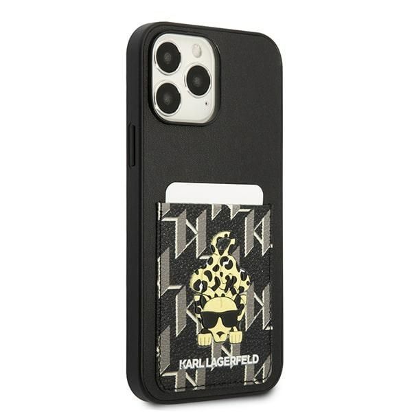 Back panel cover Karl Lagerfeld Karl Lagerfeld Karlimals Cardslot case for iPhone 13 Pro Max - black