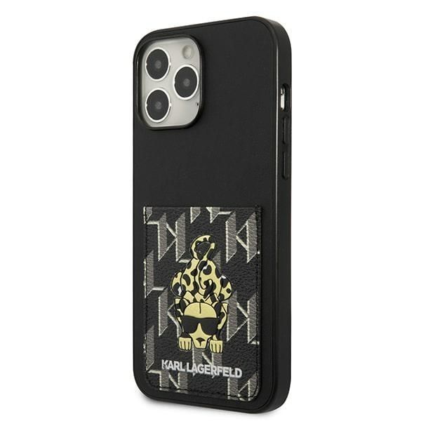 Back panel cover Karl Lagerfeld Karl Lagerfeld Karlimals Cardslot case for iPhone 13 Pro Max - black