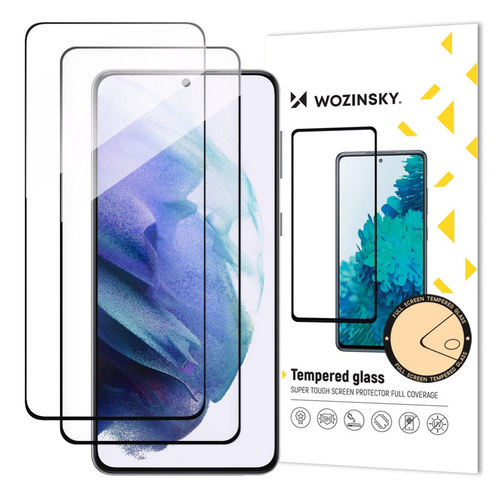 Aizsargstikls Wozinsky - Wozinsky Full Glue Tempered Glass for Samsung Galaxy S23, 2-pack