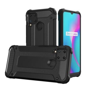 Nugarėlės dėklai Hurtel  Hybrid Armor case for Realme 10 5G / Realme 9i 5G armored hybrid case black 
